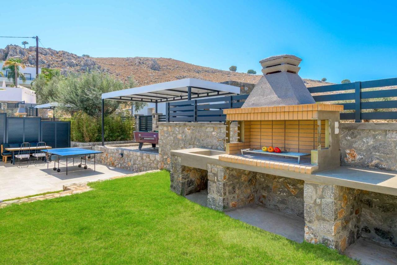 Villa Lambis Harmonia à Lindos  Extérieur photo
